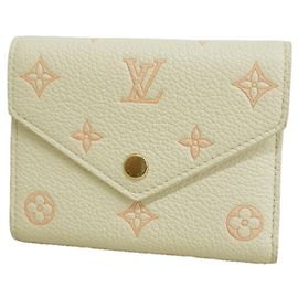 Portafoglio Louis Vuitton Tri-fold in Peach Pesca
