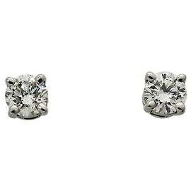 Autre Marque Tiffany & Co. Solitaire Diamond Stud Earrings Other