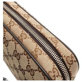 Borsa Gucci GG Canvas Sherry Line Rosso Beige Verde Cachi Marrone scuro