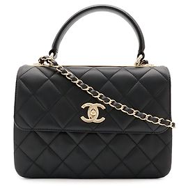 Bolsa CHANEL Trendy CC Matelassé Preto