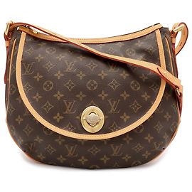 Sac à épaule Louis Vuitton Monogram Tulum GM Marron