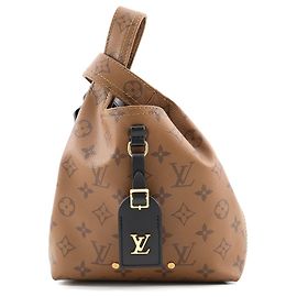 Louis Vuitton Monogram Reverse Atlantis BB Handbag Brown