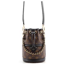 Sac à main Louis Vuitton Monogram Canoe Noir