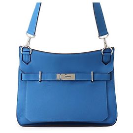 Hermès Sac à épaule Hermes Jypsiere 34 Bleu
