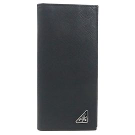 Prada Bi-Fold Long Wallet Black