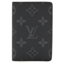 Louis Vuitton Monogram Eclipse Card Case Braun Schwarz