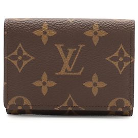 Tarjetero Monogram Louis Vuitton Castaño