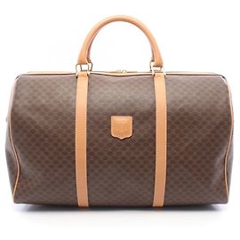 Céline Celine Macadam Boston Bag Handtasche Braun