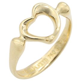 Autre Marque Anello Tiffany & Co. Elsa Peretti Open Heart in oro giallo 18K D'oro