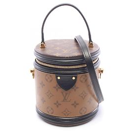 Louis Vuitton Cannes Monogram Reverse 2-Way Handtasche Braun Schwarz