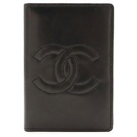 Tarjetero Chanel Coco Mark Negro