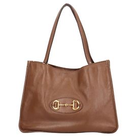 Gucci Horsebit 1955 Tote Bag Braun