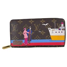 Louis Vuitton Zippy Wallet Atlantic Cruise Brown Multiple colors