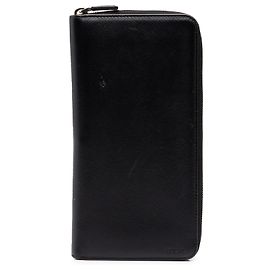 Carteira Longa Prada Black Saffiano com Fecho de correr Preto