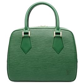 Louis Vuitton Green Epi Sablons Grün