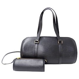 Bolsa de mão Louis Vuitton em couro Epi Preto Outro