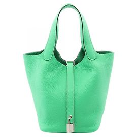 Hermès Bolsa Hermes Picotin Lock PM Verde