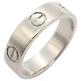 Cartier Love Ring in 18K Weißgold Silber