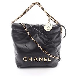 Bolsa de Ombro Chanel CHANEL 22 Mini Preto