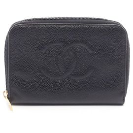 Portafoglio Rotondo Chanel Coco Mark Nero