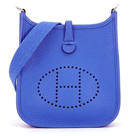 Hermès Borsa a tracolla Hermes Evelyne TPM in Amazon Blue Zellige Altro