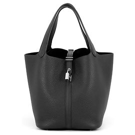 Hermès Borsa Hermes Picotin Lock MM Nero