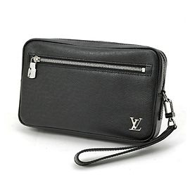 Bolsa de Mão Louis Vuitton Pochette Kasai Preto