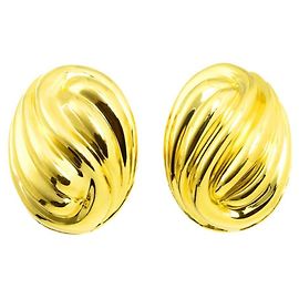 Autre Marque Pendientes de clip Tiffany & Co. en oro amarillo de 18K Otro