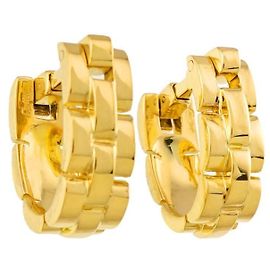 Boutons de manchette Cartier Panthère en or jaune 18K Autre