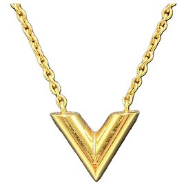 Louis Vuitton M00857 Essential V Necklace GP D'oro