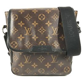 Bolso Pochette Louis Vuitton Monogram Macassar Bass PM Castaño Negro
