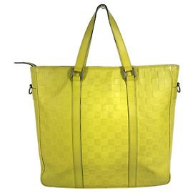 Bolsa Louis Vuitton Damier Infini Tadao PM Amarelo