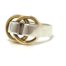Hermès Bague Hermes SV925 x 18K Deux Axaneau Autre