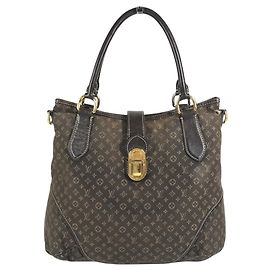Sac bandoulière Louis Vuitton Monogram Idylle Elegy Marron Gris anthracite