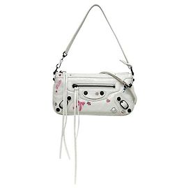 Borsa a tracolla in pelle Balenciaga Bianco