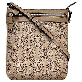Sac à épaule Loewe Anagram Beige
