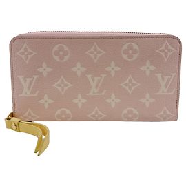 Portafoglio Lungo Louis Vuitton Monogram Empreinte Beige Giallo