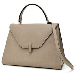 Valextra Large Iside Soft Calfskin Handbag Grey