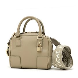 Bolsa Quadrada Loewe Amazona 16 Bege