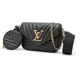 Bolso de hombro Louis Vuitton Multi Pochette New Wave Negro