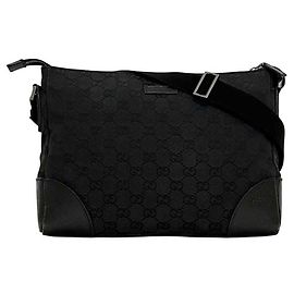 Bolso de hombro Gucci GG Canvas Black Negro