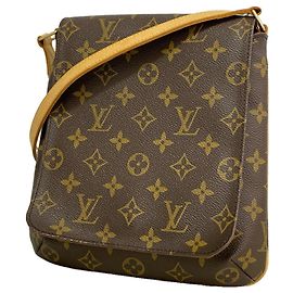 Sac à épaule Louis Vuitton Monogram Musette Salsa Marron