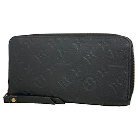 Cartera Zippy Monogram Empreinte Louis Vuitton Negro