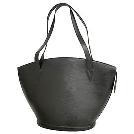 Borsa a tracolla Louis Vuitton Epi Saint Jacques Nero