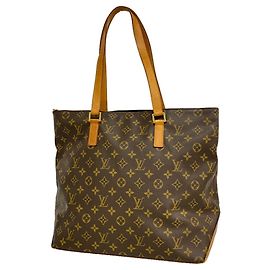 Saco Cabas Mezzo Monogram Louis Vuitton Marrom