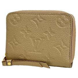 Monedero Zippy Coin Purse Monogram Empreinte Louis Vuitton Gris