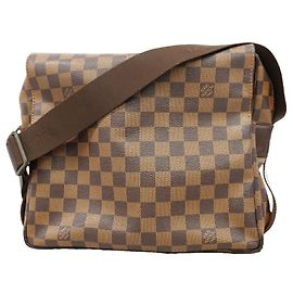 Bolso de hombro Louis Vuitton Damier Naviglio Damier ebene
