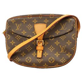 Bolso de hombro Louis Vuitton Monogram Jeune Fille MM Castaño