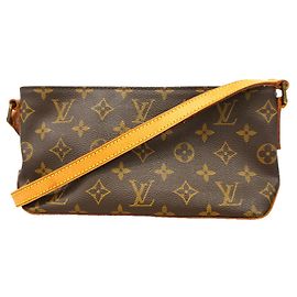Bolsa de Ombro Louis Vuitton Monogram Trotteur Marrom