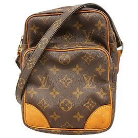 Louis Vuitton Monogram Amazon Schultertasche Braun